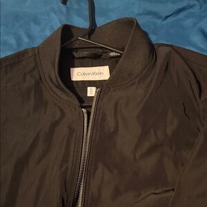 Calvin Klein Men's Classic Black Bomber Jacket